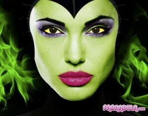 Angelina Jolie es la bruja del cuento Angelina Jolie es la bruja del cuento