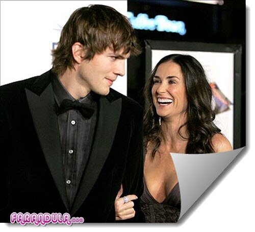 Demi Moore y Ashton Kutcher separados