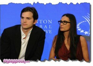 Demi Moore y Ashton Kutcher en terapia de pareja