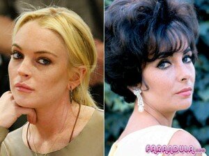 Lindsay Lohan como Elizabeth Taylor