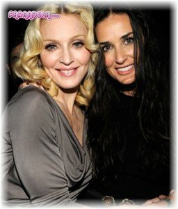 Madonna apoya a Demi Moore en su divorcio Madonna apoya a Demi Moore en su divorcio