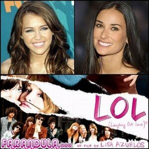Miley Cyrus y Demi Moore en LOL Miley Cyrus y Demi Moore en LOL
