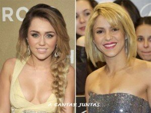 Shakira cantará con Miley Cyrus